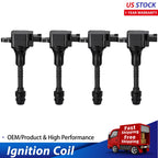 4X Ignition Coils for Nissan Sentra Almera (2001–2006) UF351