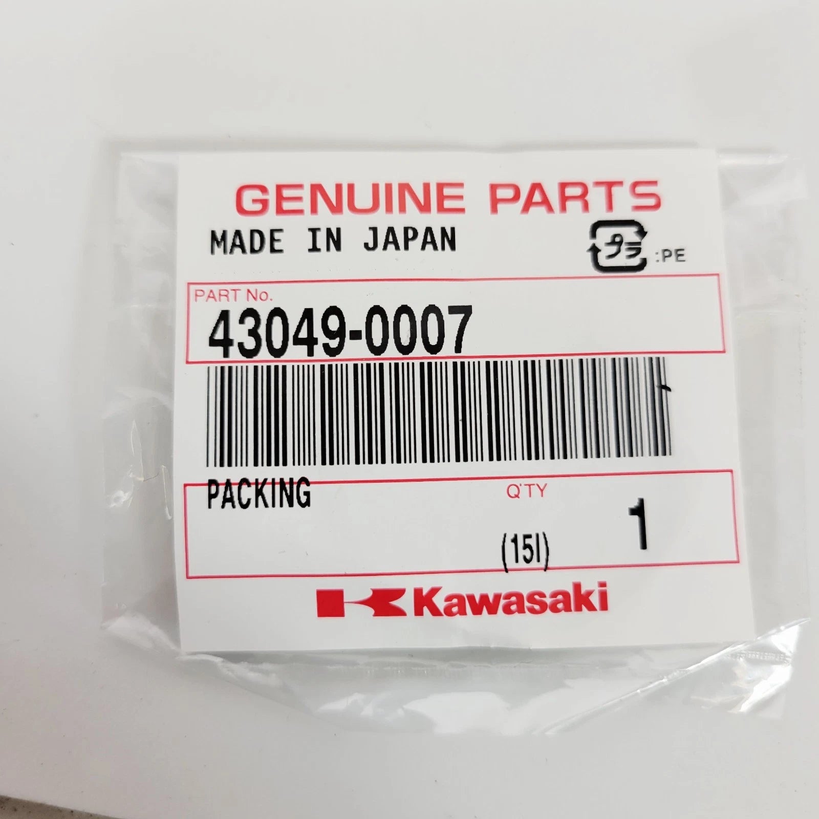 Packing for Kawasaki ZR900, Z900, ZX1400 Ninja ZX-14 (OEM 43049-0007)