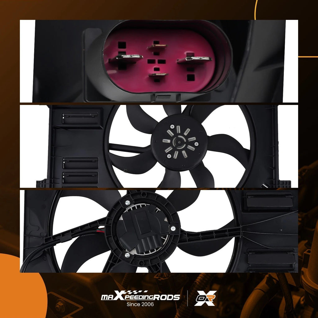 Radiator Cooling Fan for Audi A3/S3, VW Golf (2015-2020)