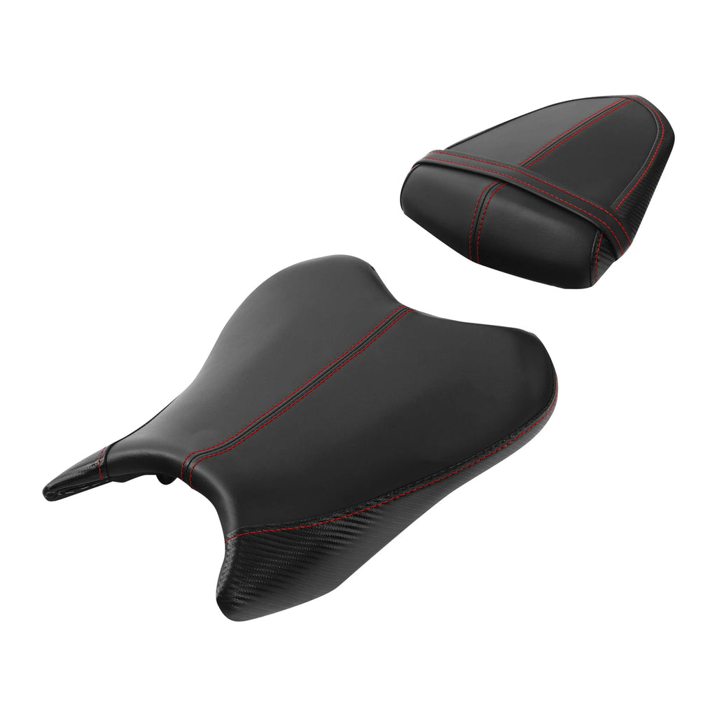 Black Rider Driver & Passenger Seat for Yamaha YZF R6 (2006–2007)
