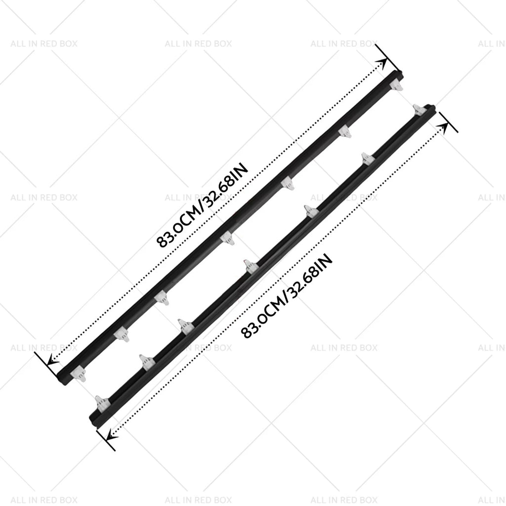 Set of 2 Front Outer Door Weatherstrips for Toyota LandCruiser 70