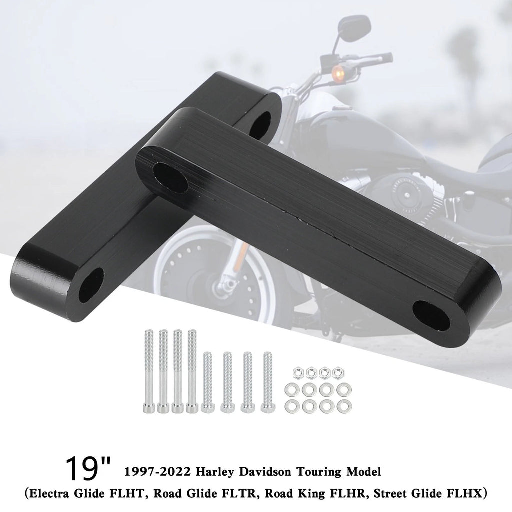 Set of 2 Front Fender Spacers for Harley Touring Electra Street Glide (1997–2022)
