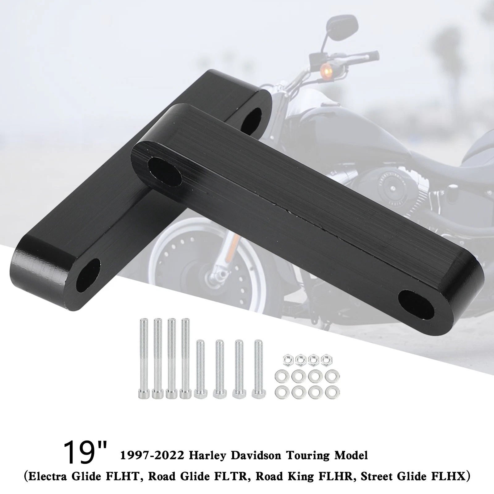 Set of 2 Front Fender Spacers for Harley Touring Electra Street Glide (1997–2022)