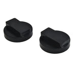 2 x Rubber Jacking Point Pad Adaptor Black for BMW 3/4/5 Series