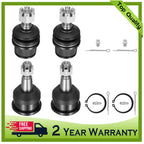 Set of 4 Front Upper & Lower Ball Joints for Dodge Ram 2500 3500 (2003–2014)