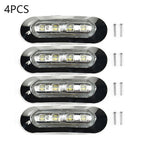 Set of 4 LED Courtesy Lights for Marine Boat (Cabin Deck Walkway Stair)