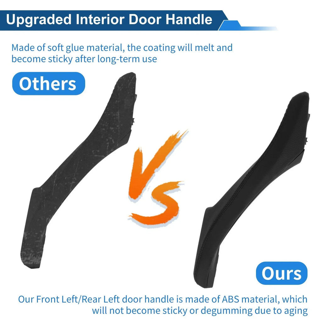Inner Door Panel Handle for BMW F10 F11 F18 Black (2010 - 2017)