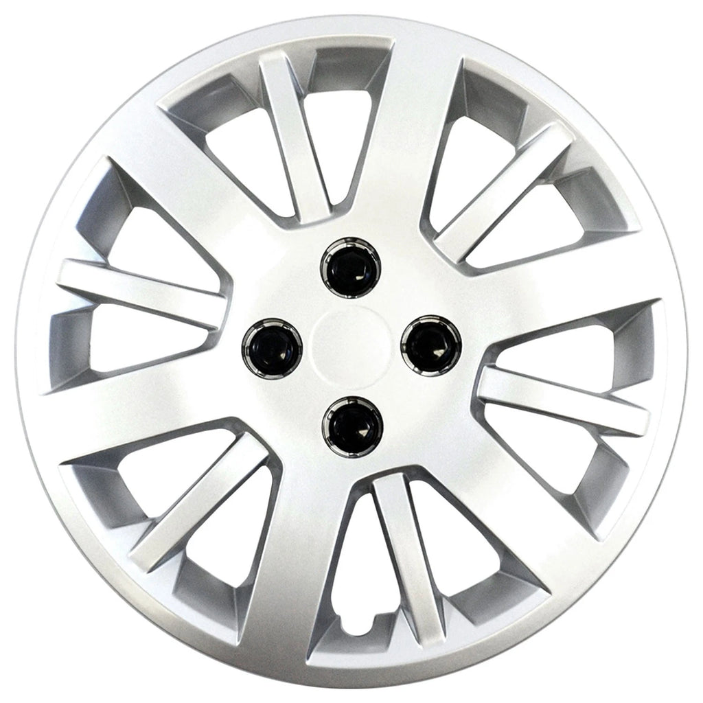 Hubcap Wheel Covers Set of Four 15 Inch Silver for Chevy Cobalt (2005–2010)