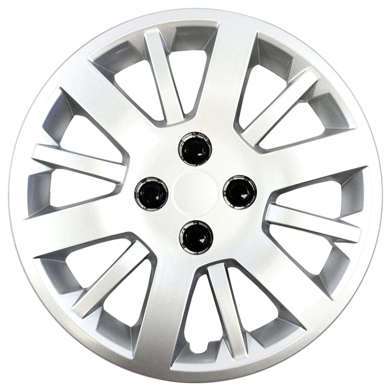 Hubcap Wheel Covers Set of Four 15 Inch Silver for Chevy Cobalt (2005–2010)