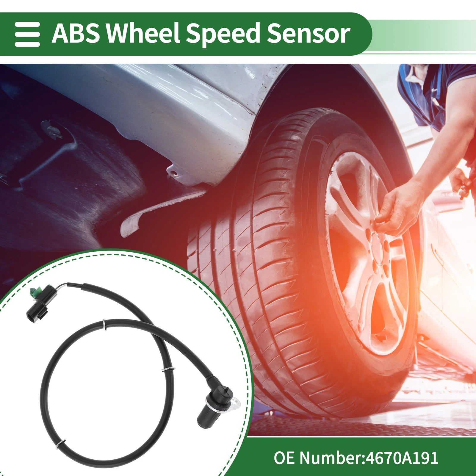 ABS Wheel Speed Sensor No. 4670A191 for Mitsubishi Pajero (2009–2016)