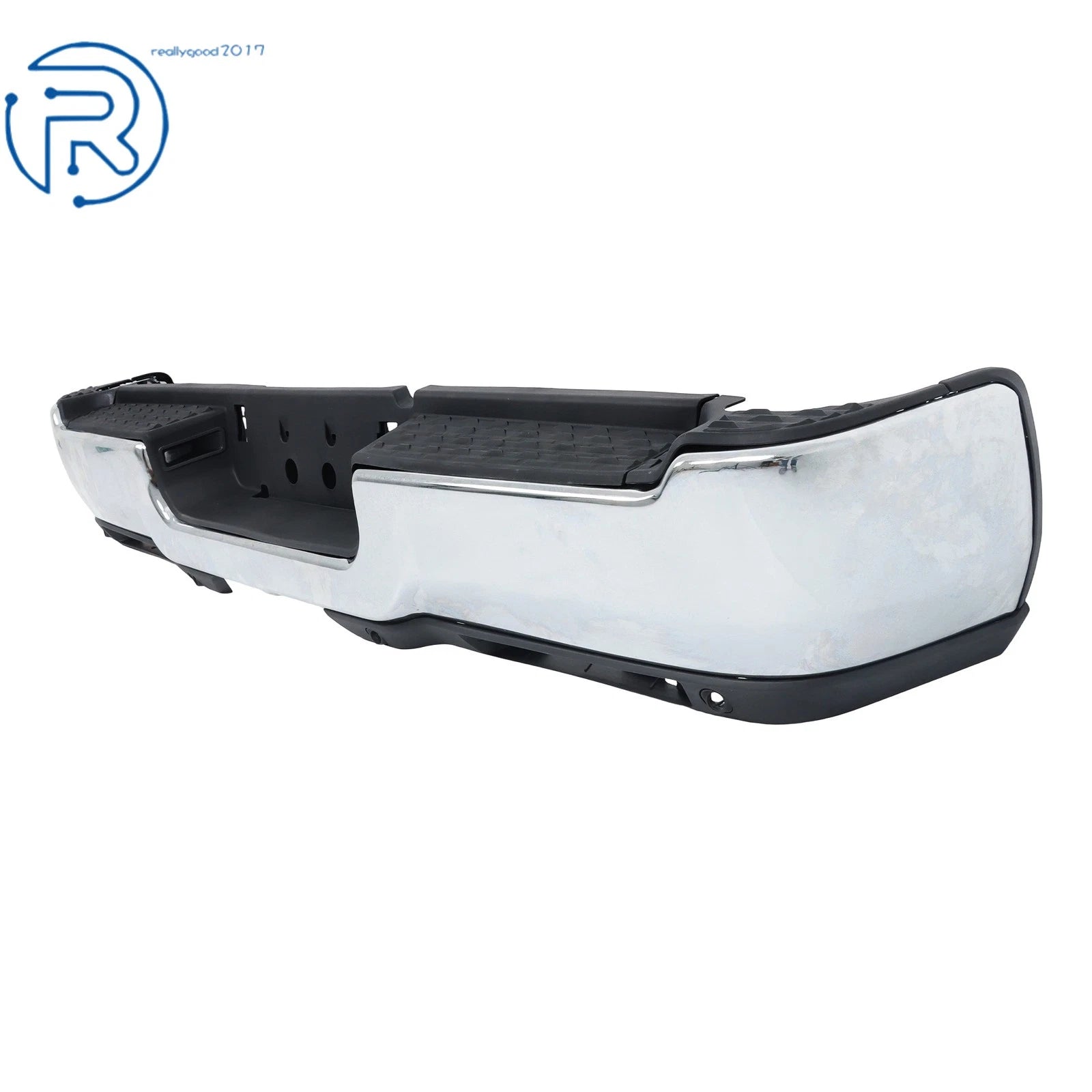 Step Rear Bumper for RAM 2500 3500 (2019–2024) Chrome Steel