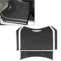 Set of 4 Carbon Fiber Center Console Storage Box Panel Covers for Cadillac CTS (2008–2013)