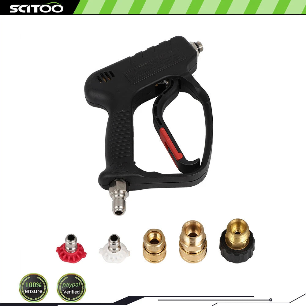 Pressure Washer Gun with 3/8" Male Swivel Handle for