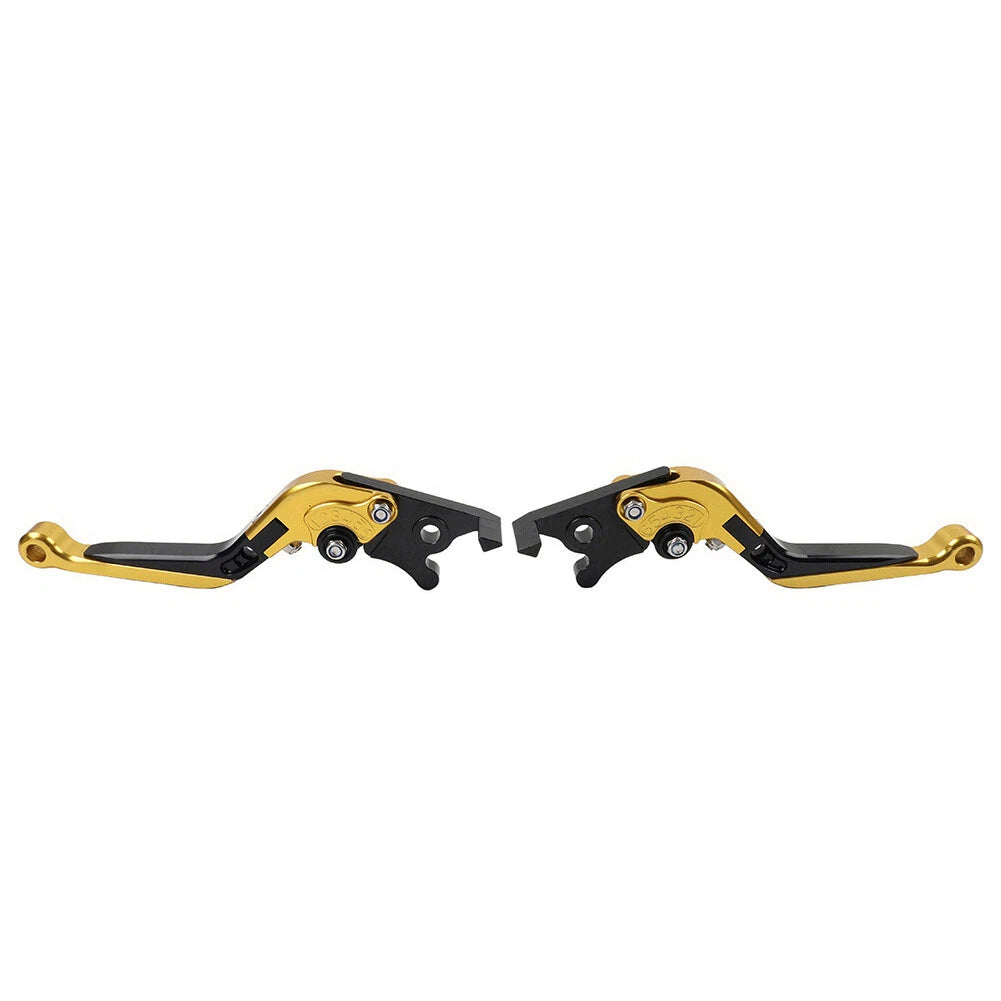 Gold Extendable Brake Clutch Levers for Honda CB599 CB600 CB919 (1998–2006)