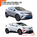 Matte Black Fender Flares for Toyota C-HR 2017-2020 Wheel Arch TRD Style
