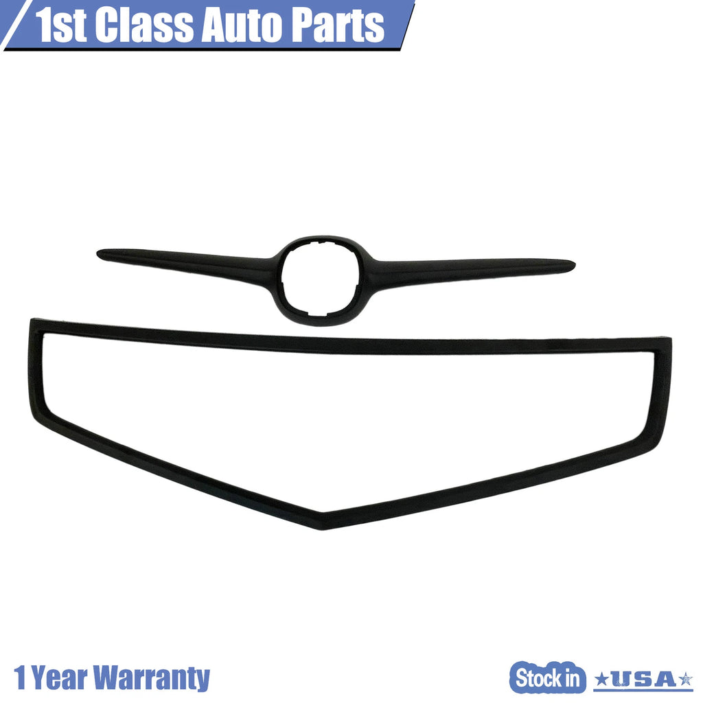 2X Front Bumper Grille Trim Molding for Acura TSX (2006-2008)