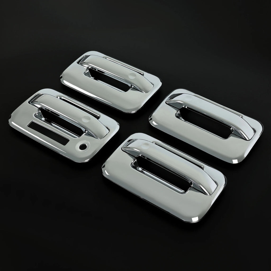 Set of 4 Chrome Door Handle Tailgate Covers for Ford F-150 (2004–2014)