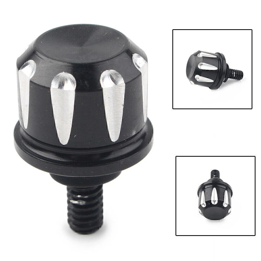 1pc 1/4"-20 Black Rear Fender Seat Screw Bolt for Harley (1996–Present)