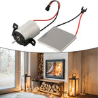 Fireplace Fan Motor & Accessories Set for Stove Blower