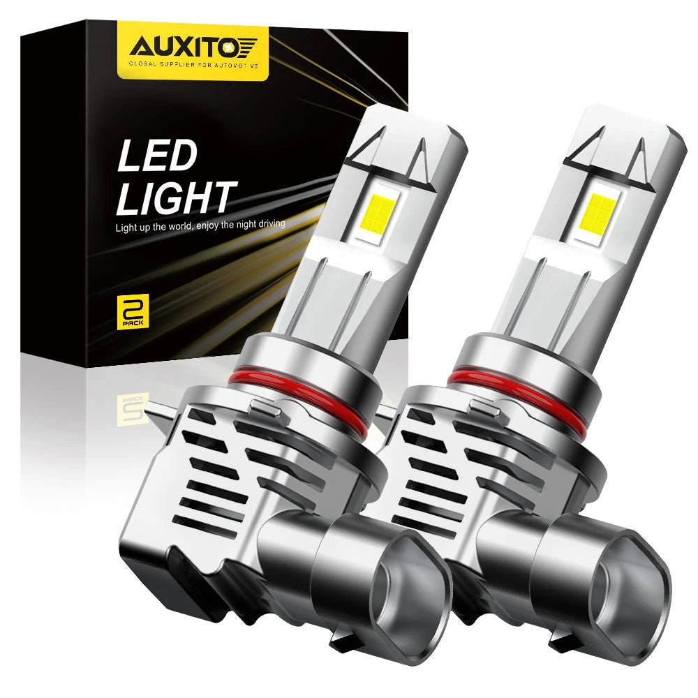 Set of 2 LED Headlight Bulbs for AUXITO 9012 (2000–2023)