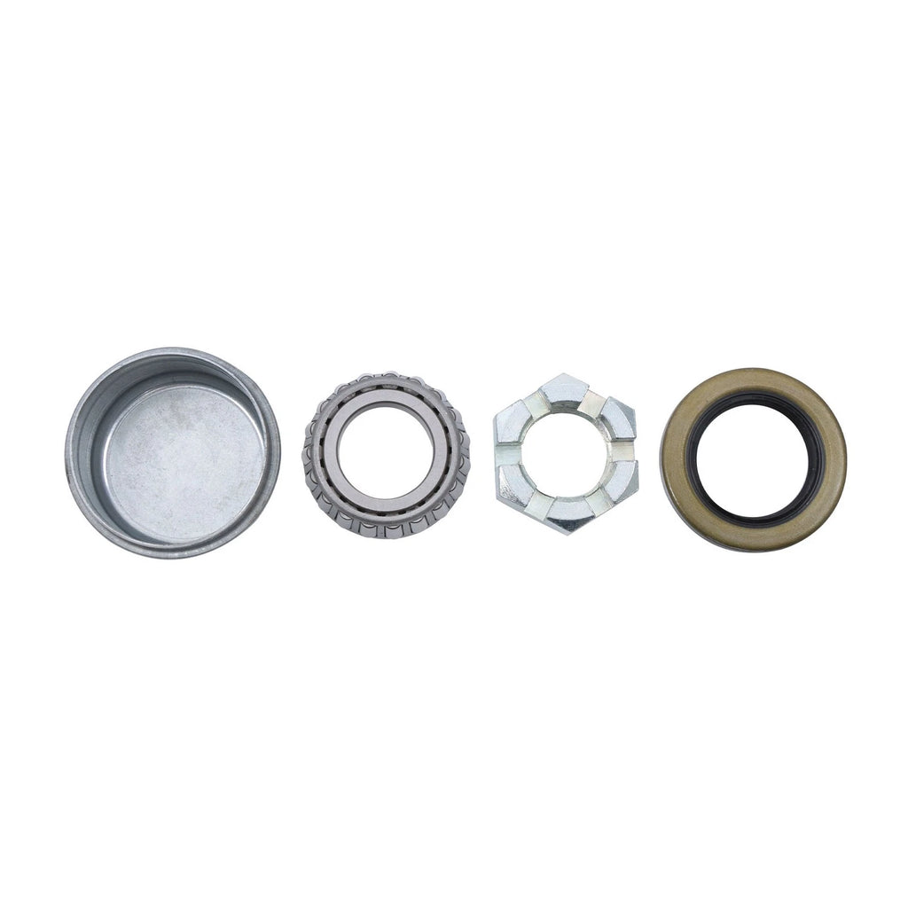 1" Straight Spindle & Bearings Hub Assembly for 5-Bolt Vehicles