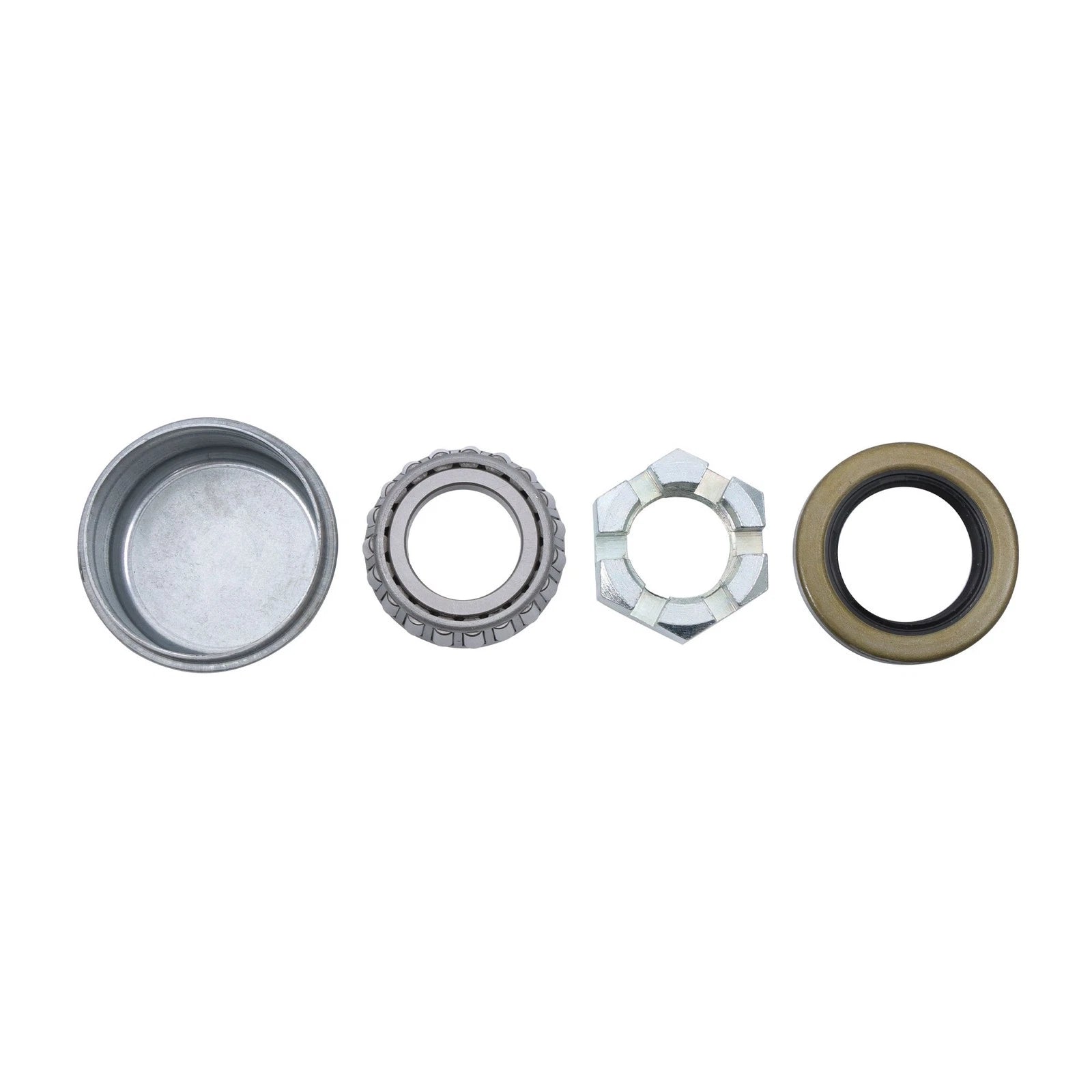 1" Straight Spindle & Bearings Hub Assembly for 5-Bolt Vehicles