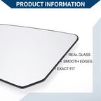 Heated Left Side Mirror Glass for Chevrolet Traverse (2018–2023)