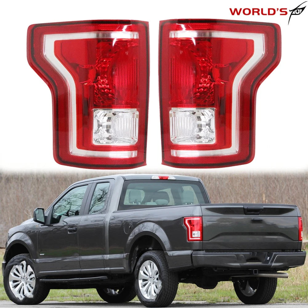 Tail Lights for Ford F-150 Pickup (2015–2017) Halogen Rear LH & RH