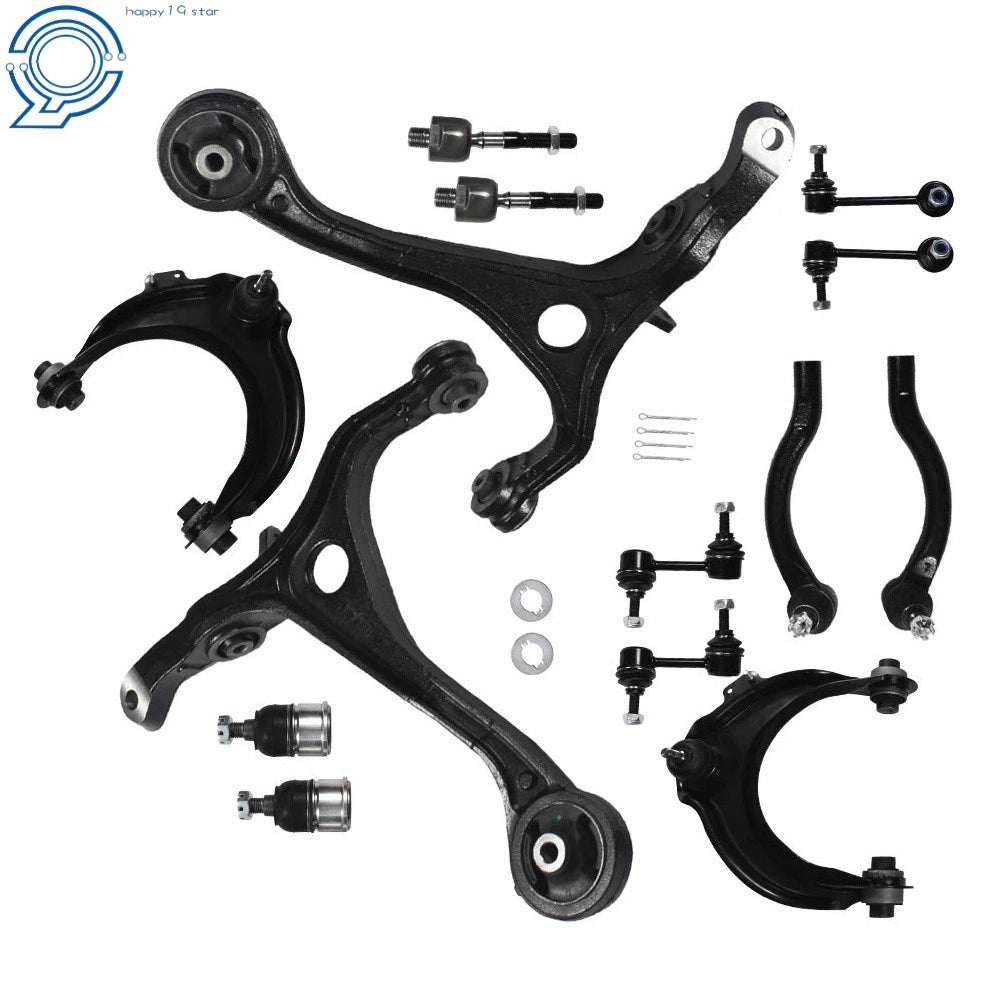 14pcs Suspension Control Arms and Tie Rods for Honda Accord (2003–2006)