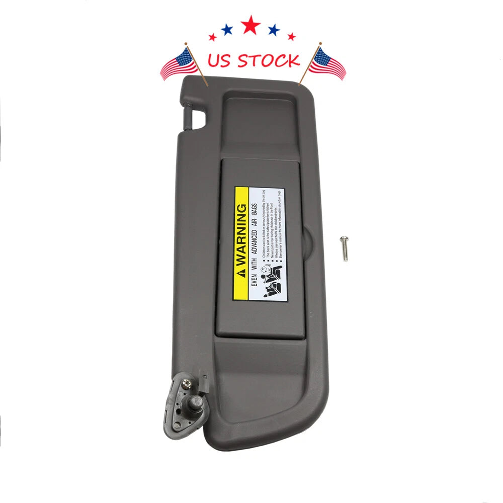 Driver Left Side Sun Visor for Honda Civic (2006-2011) Dark Gray