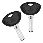 2 x Motorcycle Empty Key Blades for BMW F650 F800 S1000RR (2000-2023)