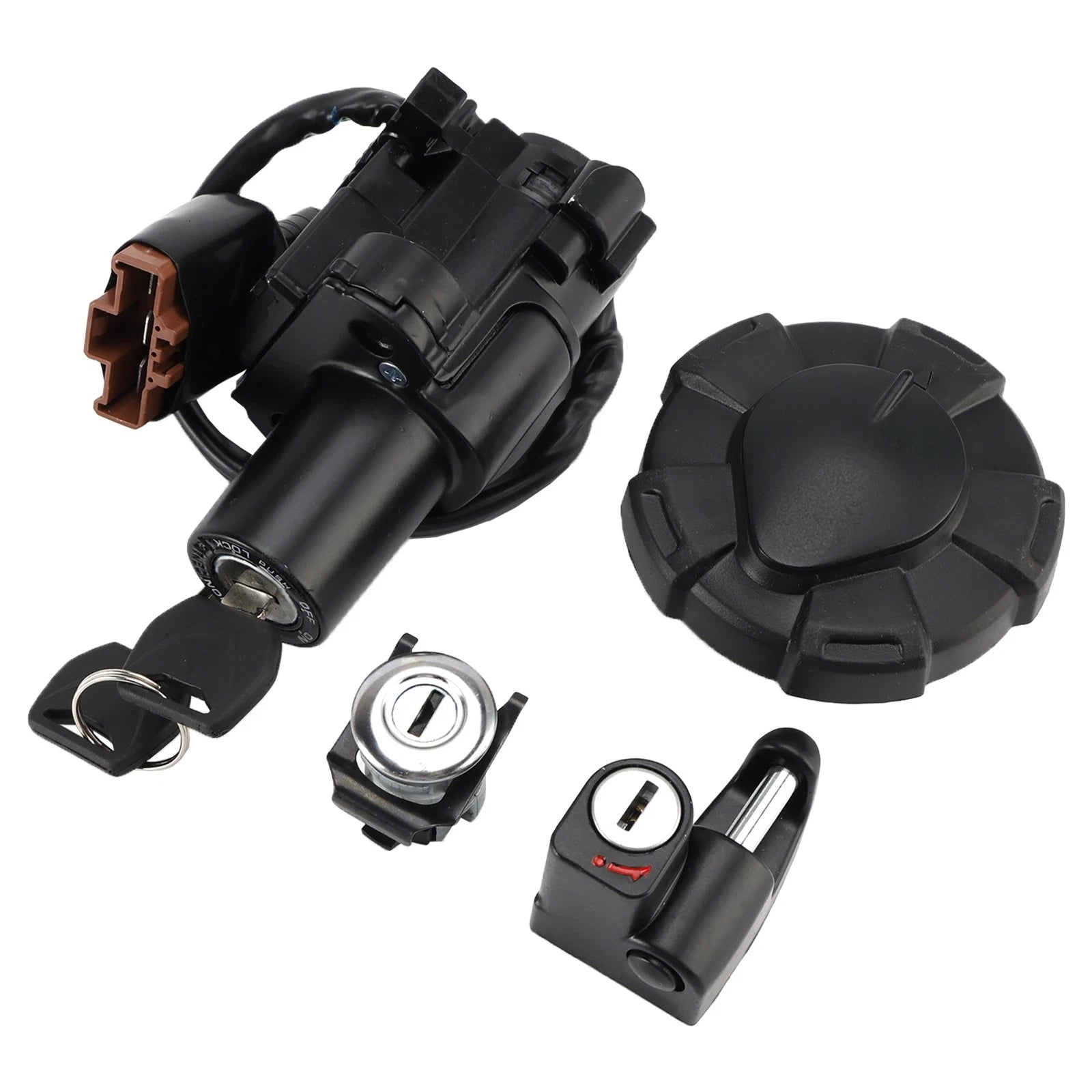 Ignition Key Switch Tank Seat Helmet Lock Set for Honda CRF300L LS (2021–2025)