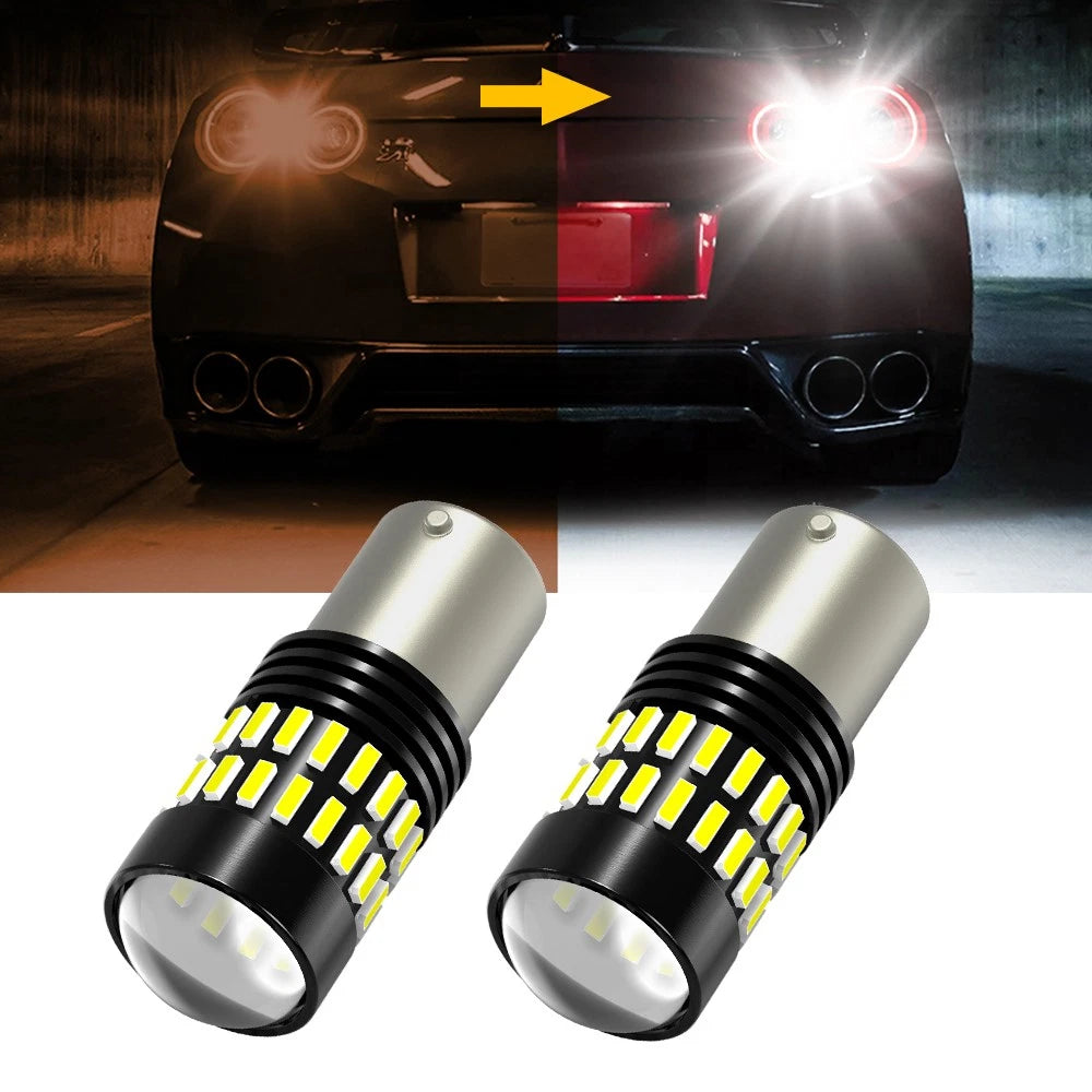 2X LED Reverse Backup Light Bulbs for AUXITO 1156 7506 (6000K)