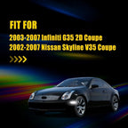 Clear Lens Side Marker Lights for Infiniti G35 Coupe (2003–2007)