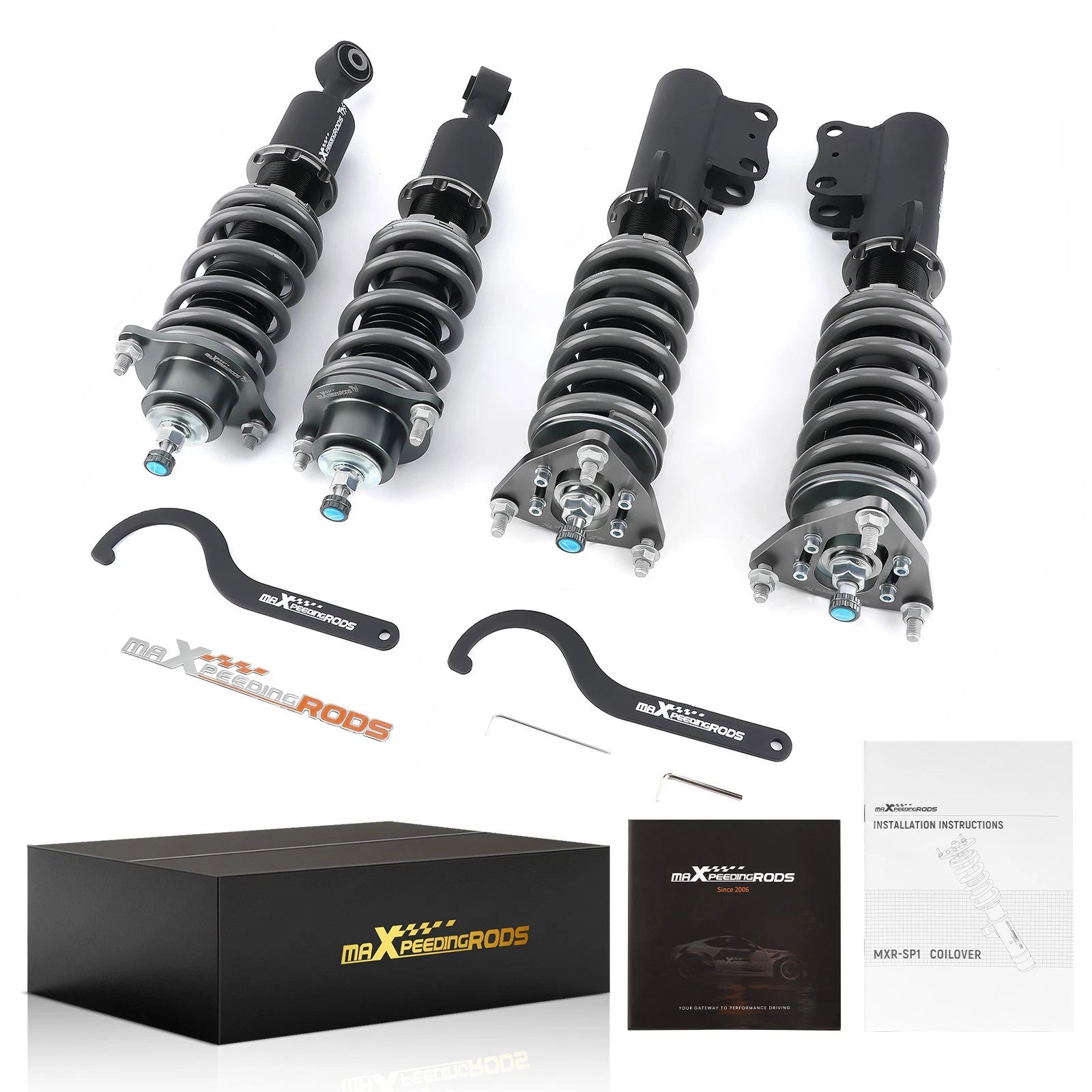 24 Way Adjustable Coilovers Suspension Kit for Mitsubishi Lancer (2008–2017)