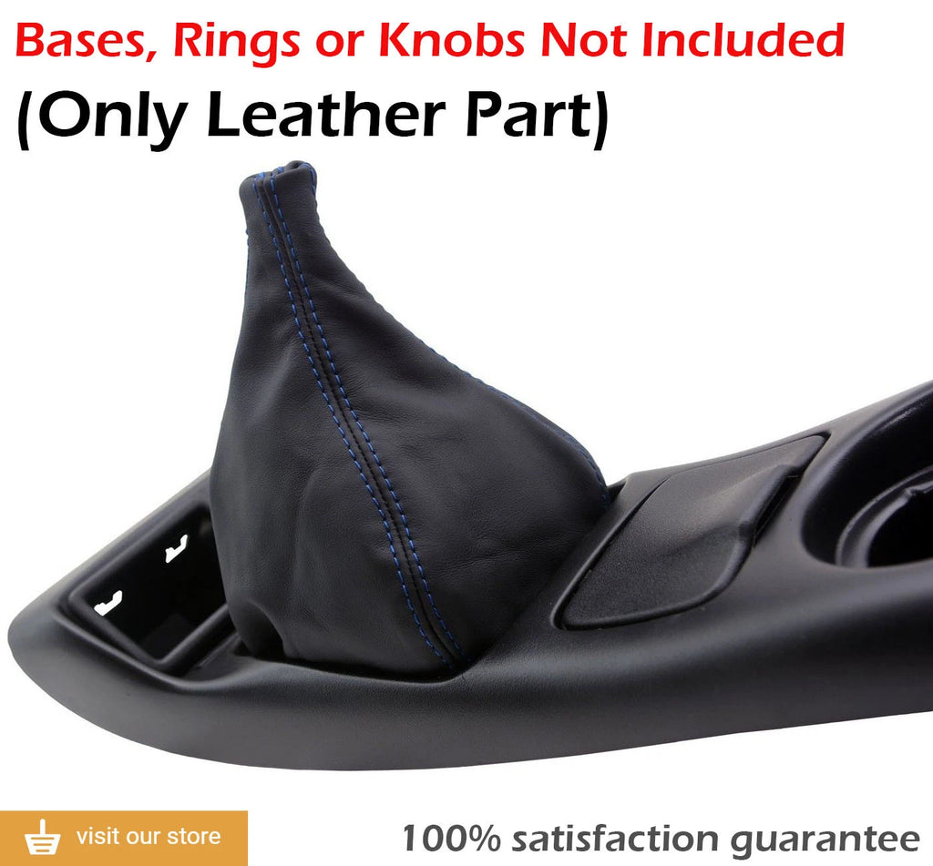Shift Boot for Chevrolet Camaro (1997–2002) Blue Stitch PVC Leather