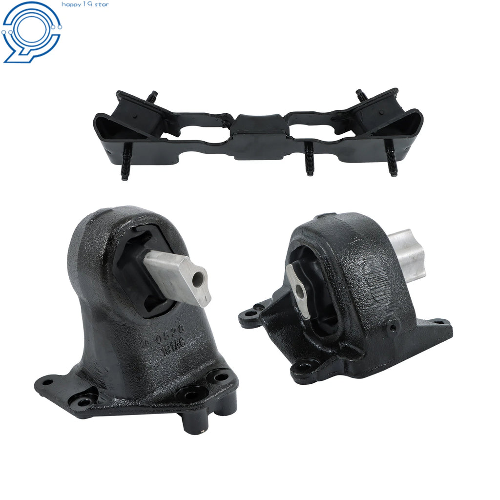 Set of 3 Engine Motor Trans Mounts for Jeep Wrangler (2012-2017)