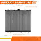 Aluminum Core Cooling Radiator for Honda Pilot (2023–2025) DPI-13947