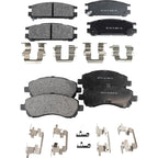 Set of 4 Semi-Metallic Brake Pads for Subaru Legacy (1997–1999)