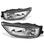 Chrome Bumper Fog Light Lamp Set for Toyota Corolla (2001–2002) W/Bulbs