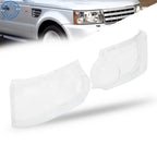 Pair Headlight Lens Covers for Land Rover Range Rover Sport (2006–2009)