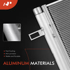 A/C Condenser with Receiver Drier & Bracket for Benz V177 W118 X156 X247