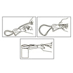 8 Inch Rubber Strap Wrench Tool for Oil Filter Pipe Mechanics