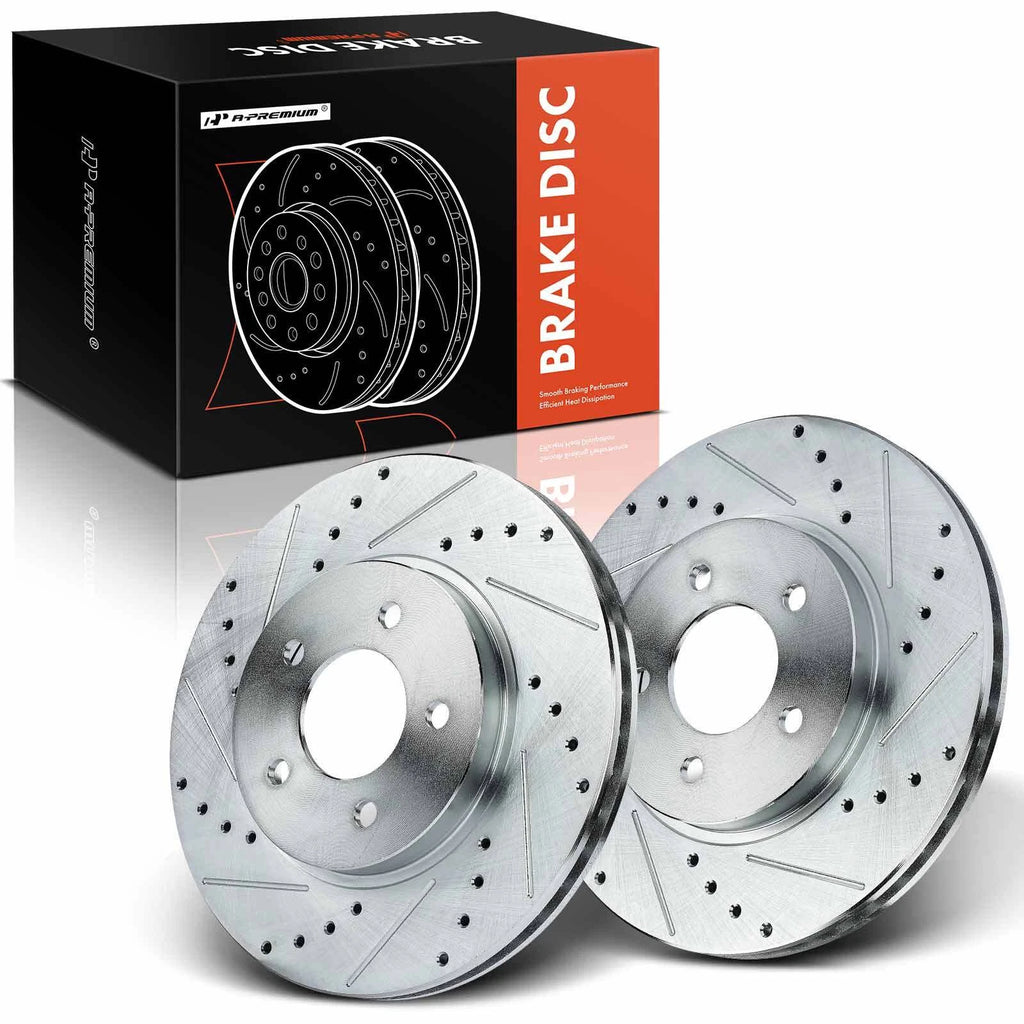 Front Side Drilled Brake Rotors for Ford Escape (2005–2012)