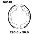 Rear Drum Brake Lining Shoe Set for Navara D21 D22 (1989 - 2014) Ute Pads