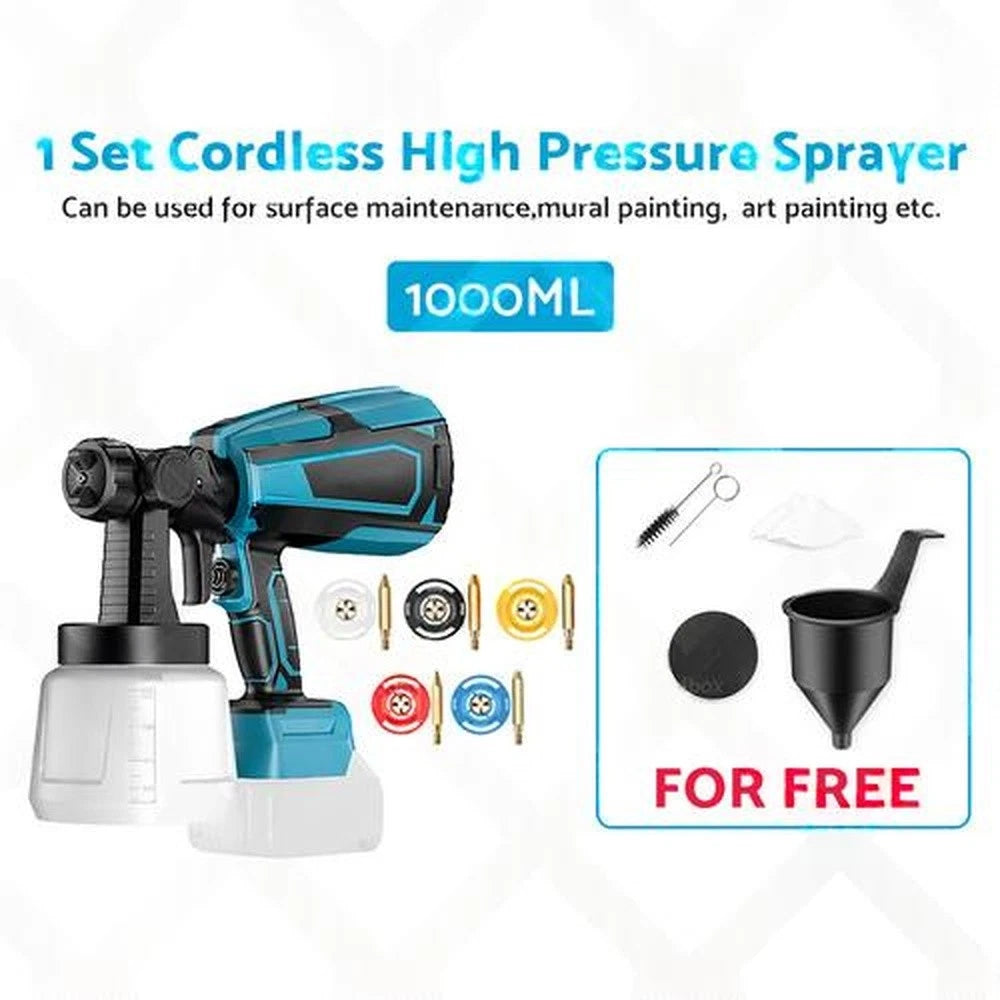 Cordless Paint Sprayer for Makita 18V Battery (1000ml)