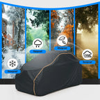 2X Seat Vehicle Storage Dust Cover for Can-Am Maverick X3, Polaris RZR UTV