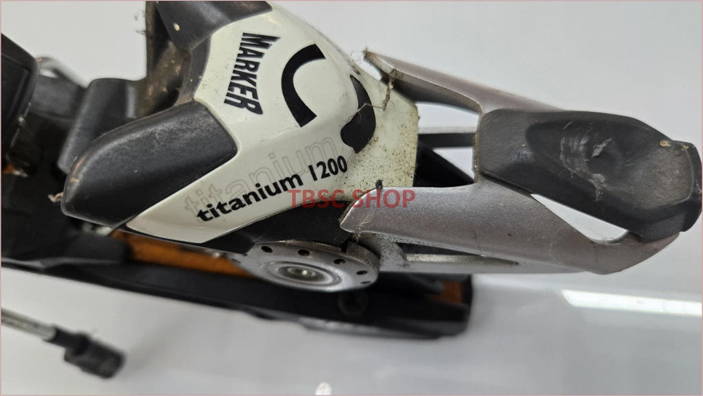Marker Titanium 1200 Piston Control Ski Bindings EPS Biometric Set for Skiing (2023–2023)