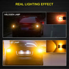 Set of 10 Amber Yellow LED Parking Turn Signal Light Bulbs for Various Models