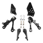Front Driver Foot Pegs Bracket Kit for Kawasaki Ninja ZX6R (2009–2024)